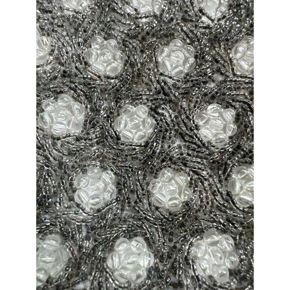 Exclusive Vtg 50's Weinstock’s Flower Beaded Evening Purse Hong Kong - Picture 2 of 6
